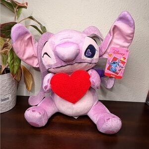 Disney Lilo & Stitch Angel 12” 🩷Valentine Plush Heart by Just Play
